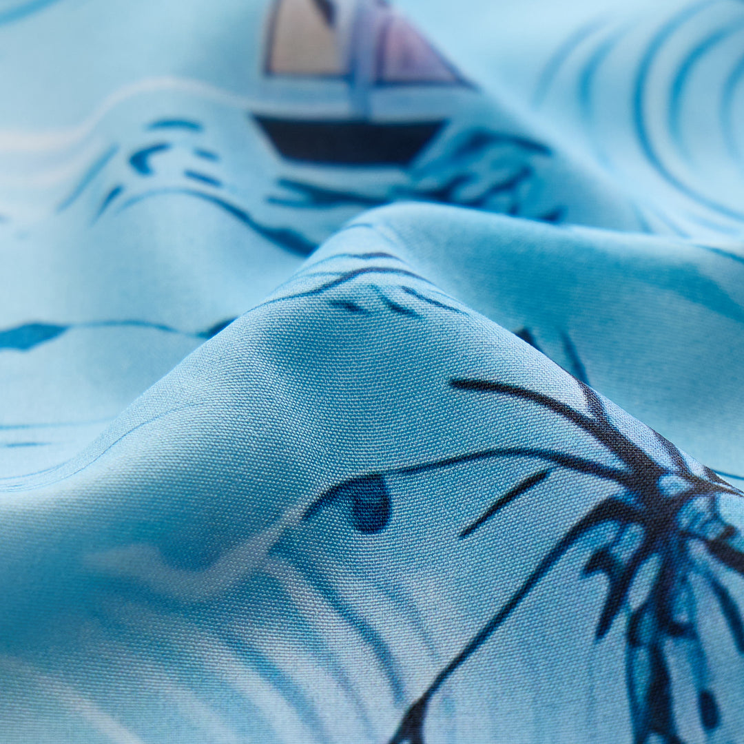 Men's Hawaiian Beach Holiday Print Button Down Shirt - image 6