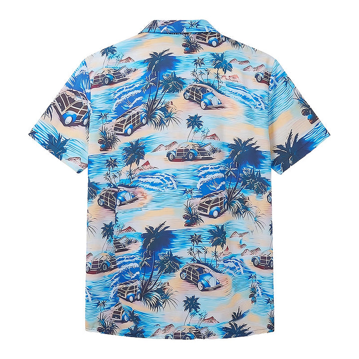 Men's Summer Beach Holiday Hawaiian Button Up Shirt  - image 10