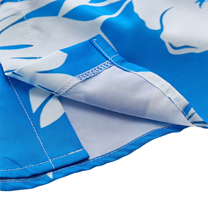 Men's Summer Vacation Flower Leaf Print Relaxed Shirt - image 7