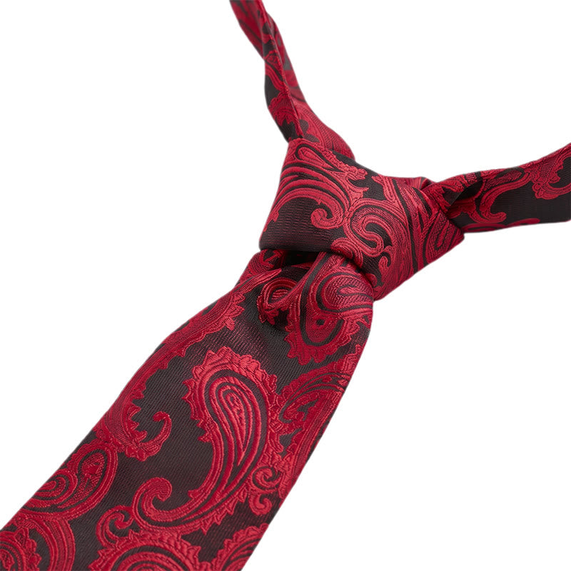 Men's All-match Paisley Pattern Waistcoat 4-in-1 Outfit Set Suit Vest - image 8