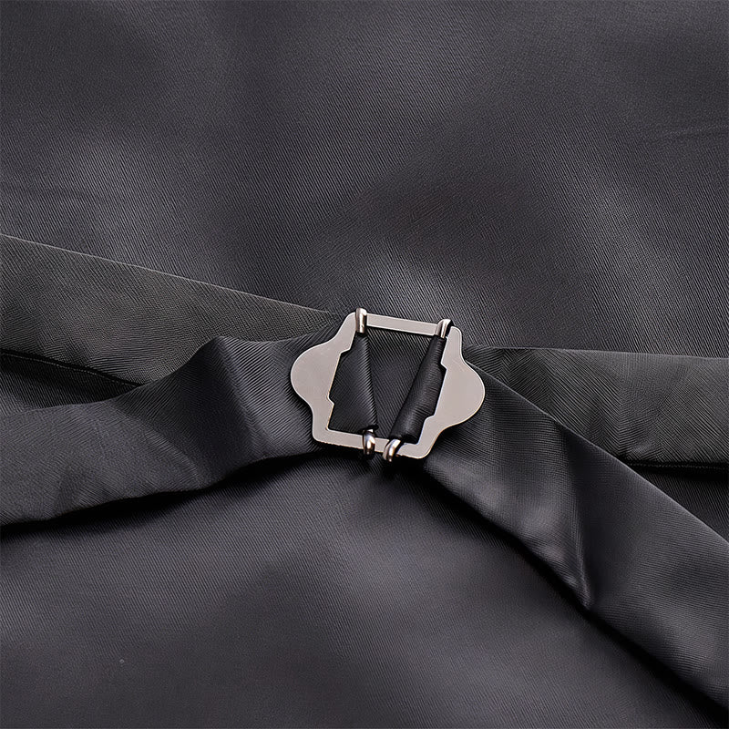 Men's Modern V-Neck Asymmetric Zipper Suit Vest - image 11