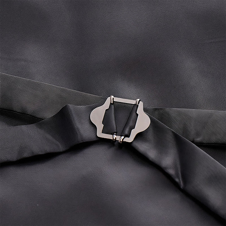 Men's Modern V-Neck Asymmetric Zipper Suit Vest - image 11