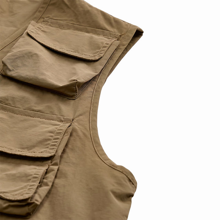 Multi-Pocket Lightweight Mesh Lined Utility Fishing Vest - image 11