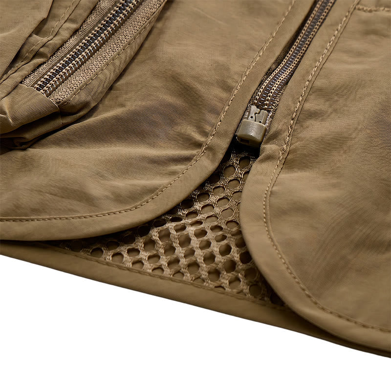 Multi-Pocket Lightweight Mesh Lined Utility Fishing Vest - image 10
