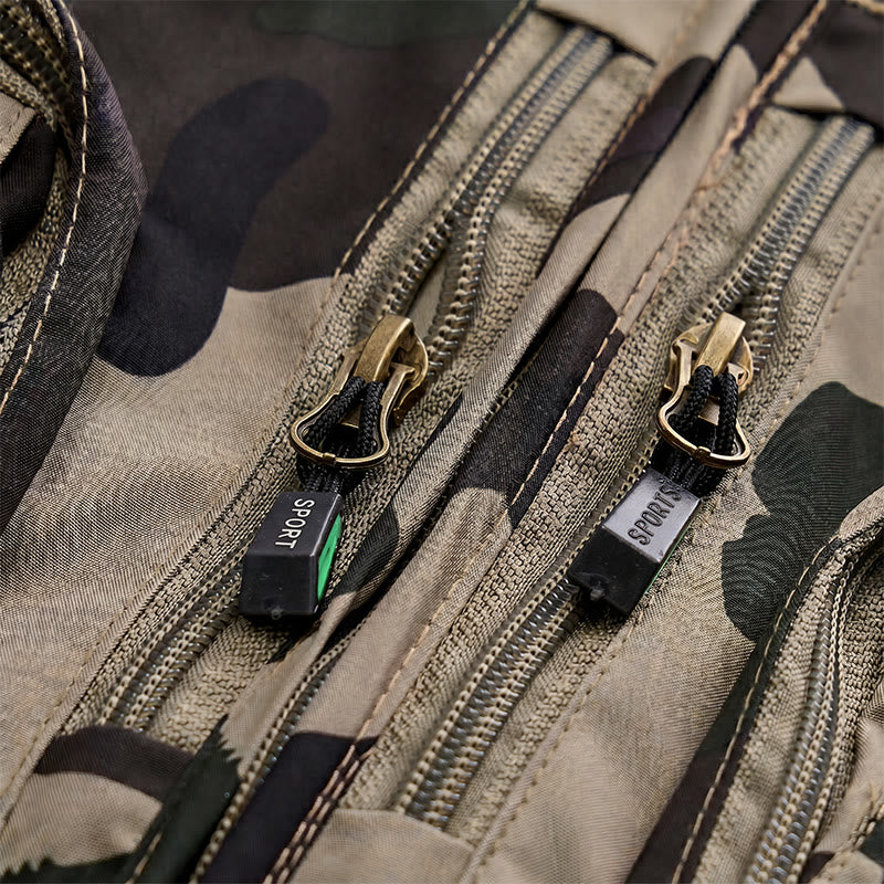 Camo Hunting Multi-Pocket Lightweight Mesh Lined Utility Vest - image 5