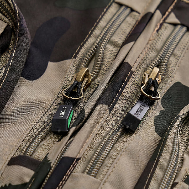 Camo Hunting Multi-Pocket Lightweight Mesh Lined Utility Vest - image 5