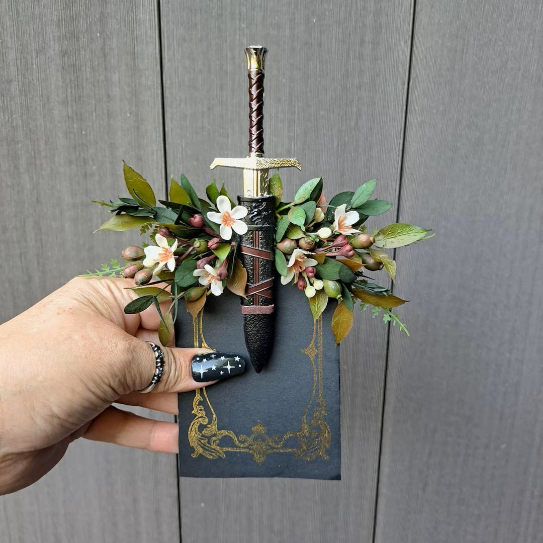 Medieval Fantasy Sword Boutonniere Suit Pocket Brooch - image 1