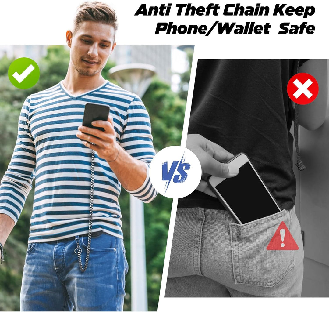 Heavy Duty Anti Theft Phone Chain With 2 Pack Phone Patch - image 4