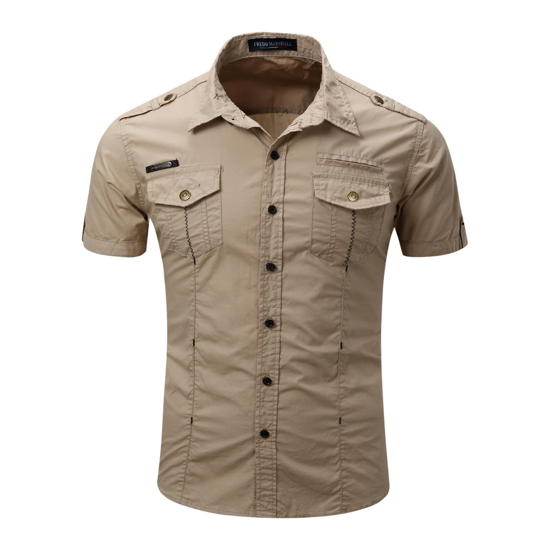 Men's Outdoor Modern Military Style Workwear Shirt - image 11