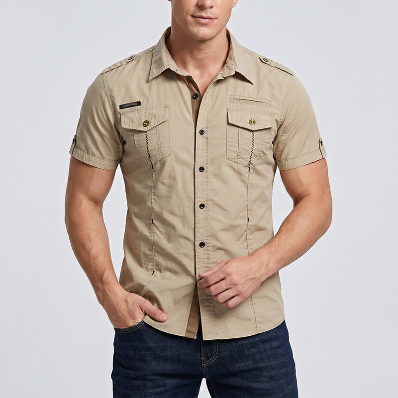 Men's Outdoor Modern Military Style Workwear Shirt - image 1