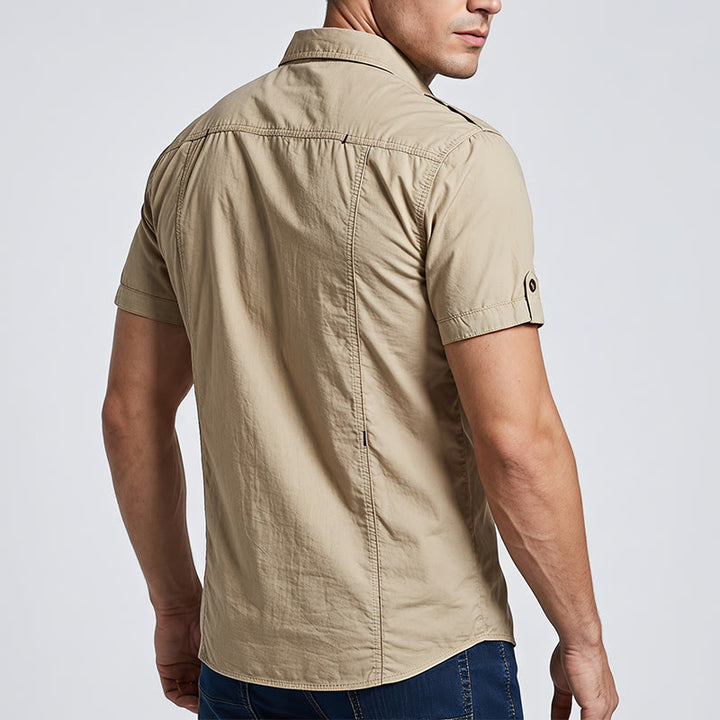 Men's Outdoor Modern Military Style Workwear Shirt - image 2