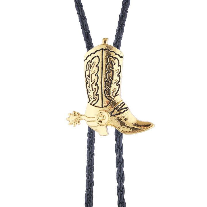 Western Vintage Cowboy Boot Bolo Tie - image 4