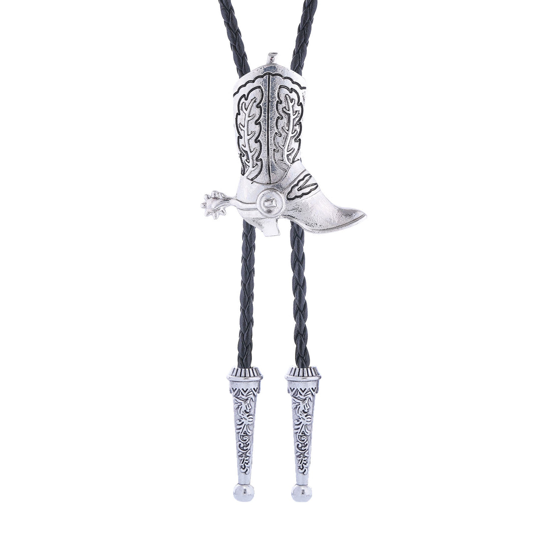 Western Vintage Cowboy Boot Bolo Tie - image 9