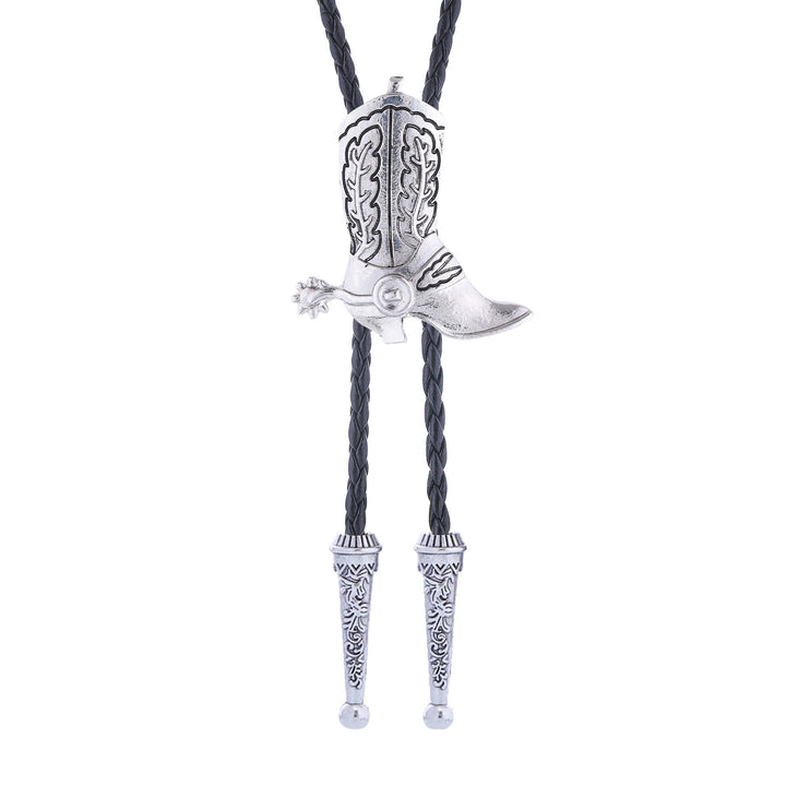 Western Vintage Cowboy Boot Bolo Tie - image 9