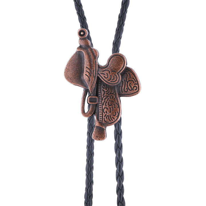Vintage Horse Saddle Bolo Tie  - image 15