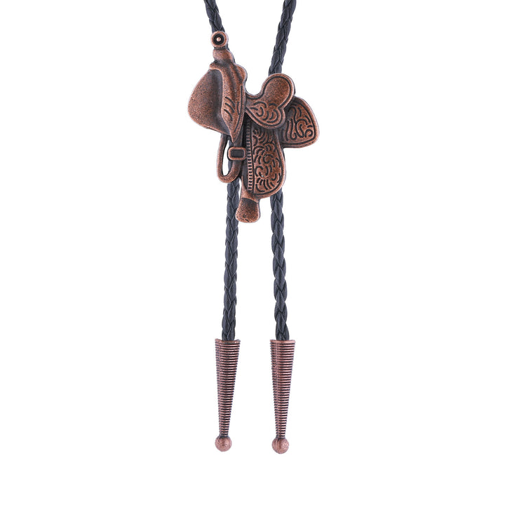 Vintage Horse Saddle Bolo Tie  - image 14