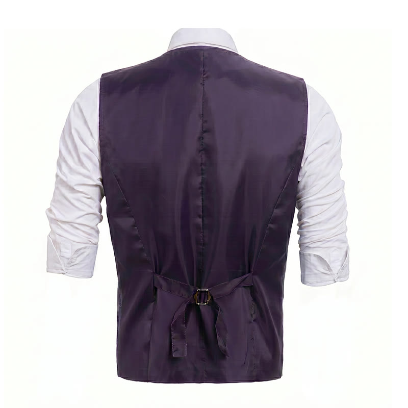 Men's 2Pcs Shiny Paisley Pattern With Bow Tie Suit Vest With Bow Tie - image 15