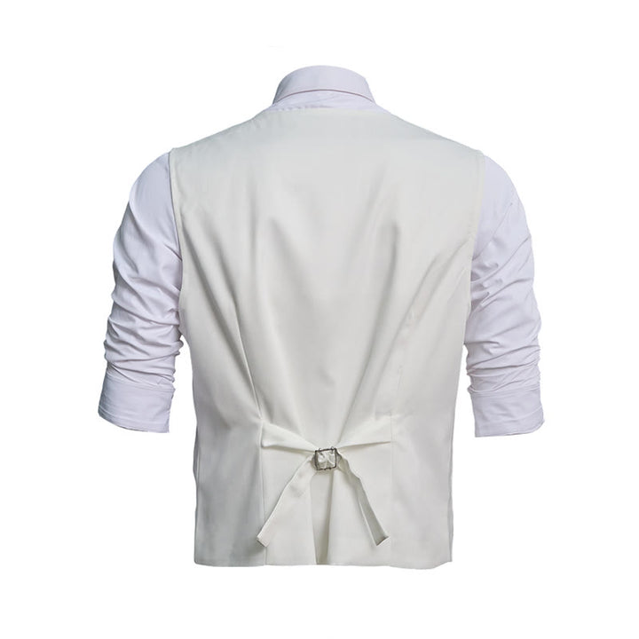 Men's Lightweight Business Single Breasted V-neck Suit Vest - image 5