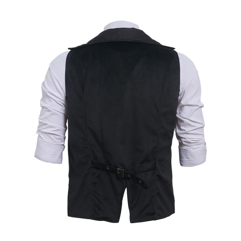 Men's British Court Style Western Party Suit Vest - image 9