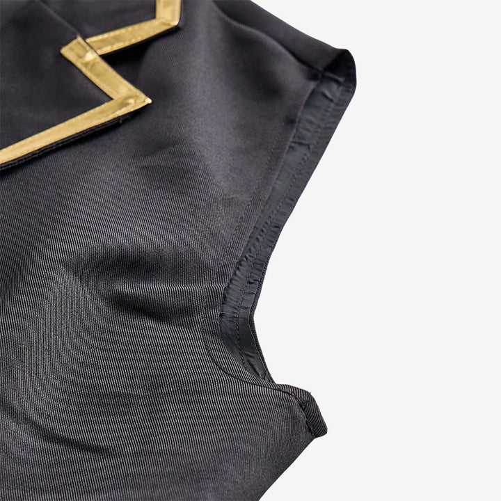 Men's Victorian Style Gold Trim British Court Suit Vest  - image 9