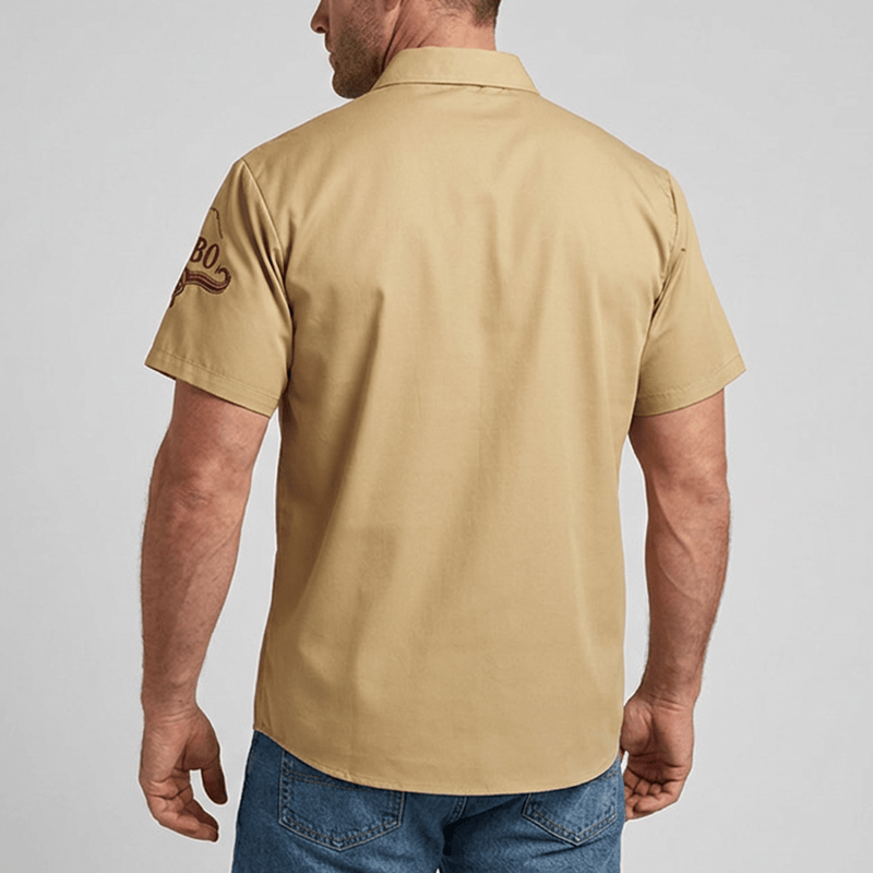 Men's Ethnic Western Cowboy Pattern Casual Shirt - image 2