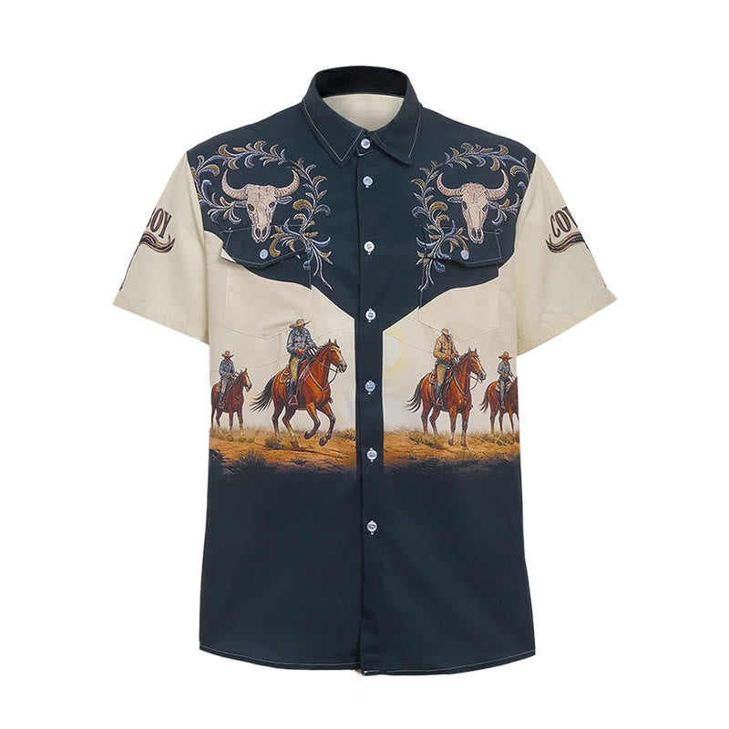 Men's Western Rodeo Cowboy Country Music Festival Shirt - image 9
