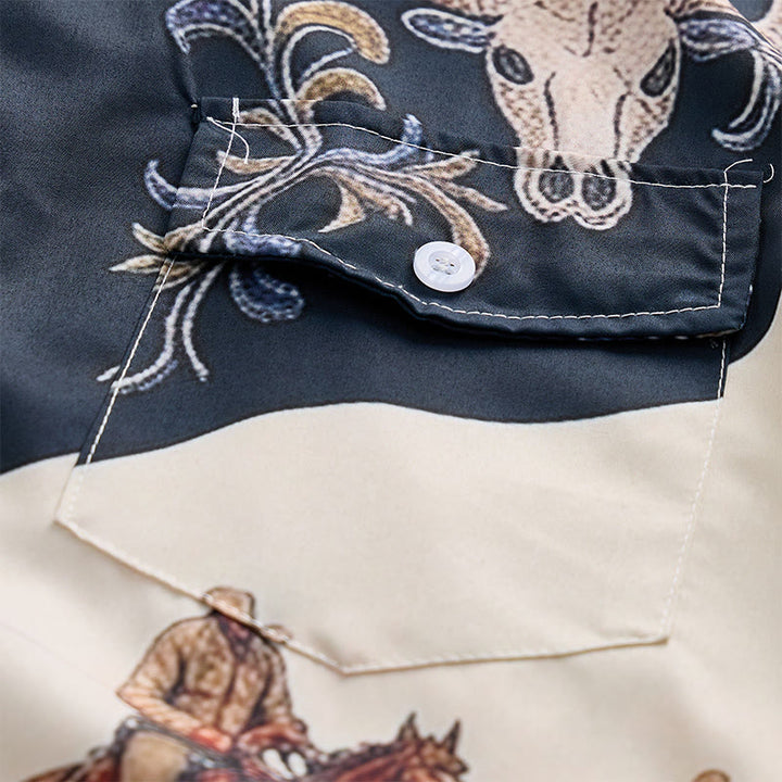 Men's Western Rodeo Cowboy Country Music Festival Shirt - image 5