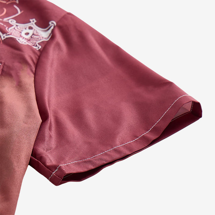 Men's Two-tone Streetwear Western Cowboy Outfit Shirt - image 8