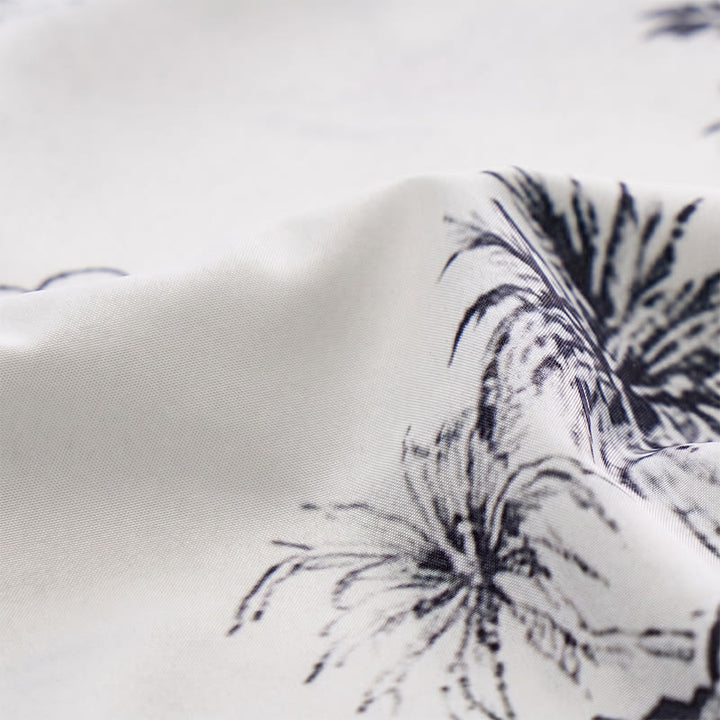 Men's Tropical Island Print Summer Holiday Short Sleeve Shirt - image 6