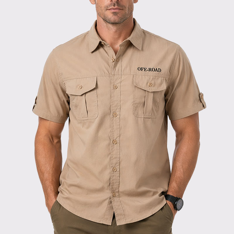 Men's Off Road Military Tactical Workwear Cotton Shirt - image 1