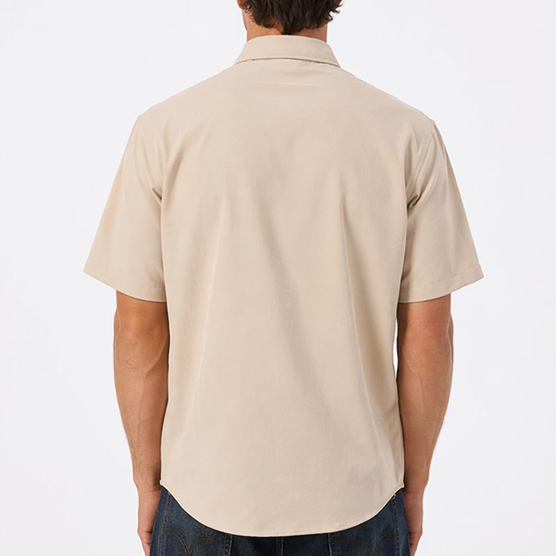 Men's Oversized Utility Workwear Shirt With Detachable Strap - image 2