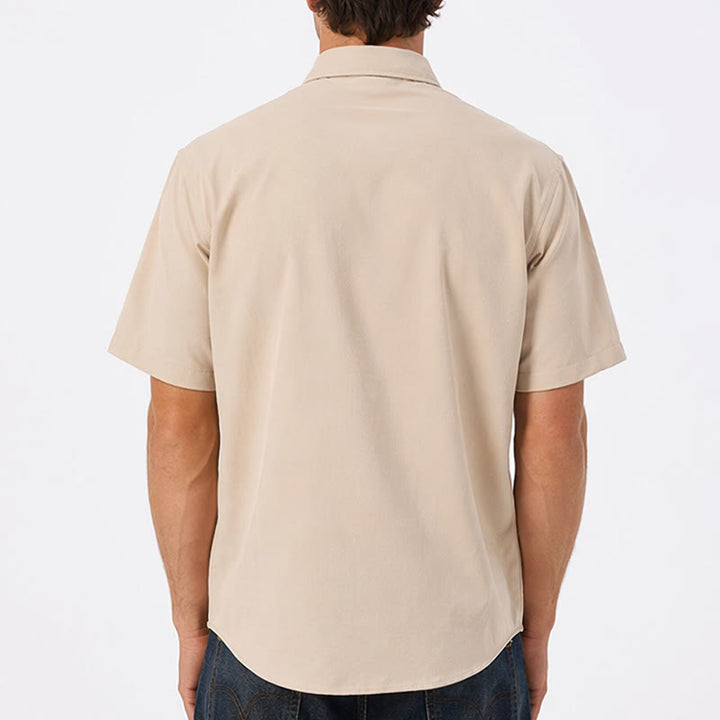 Men's Oversized Utility Workwear Shirt With Detachable Strap - image 2