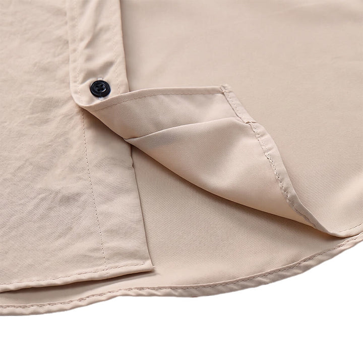 Men's Oversized Utility Workwear Shirt With Detachable Strap - image 7
