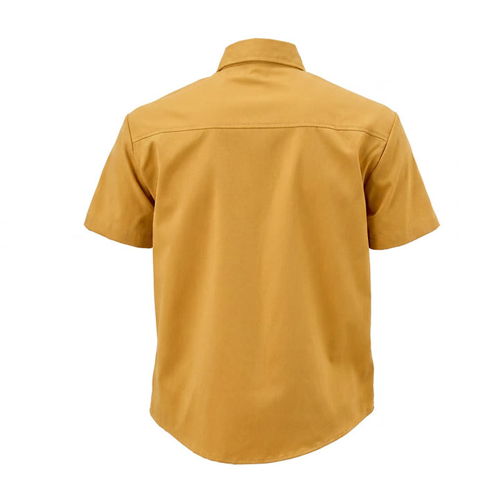 Men's City Boy Workwear Shirt With Retro Label Patch - image 10