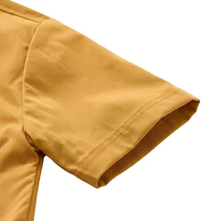 Men's City Boy Workwear Shirt With Retro Label Patch - image 8