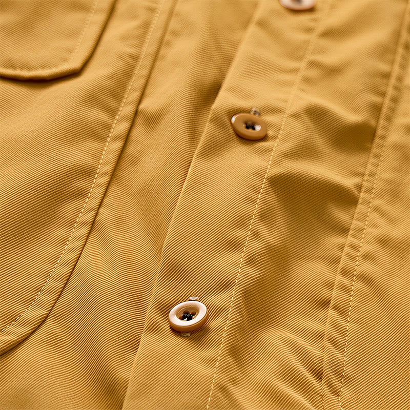 Men's City Boy Workwear Shirt With Retro Label Patch - image 6