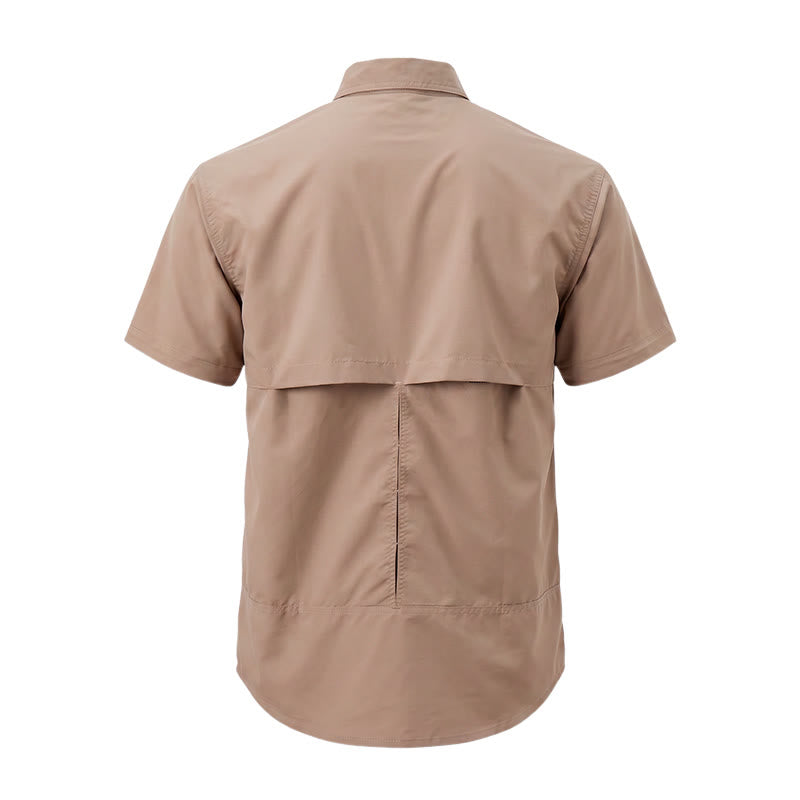 Men's Tactical Convertible Zip-Off Sleeve Workwear Shirt - image 15