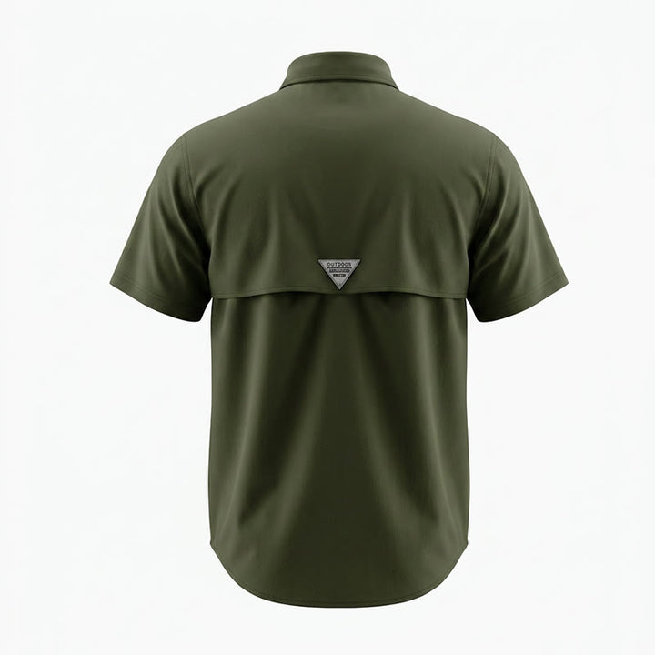 Men's Summer Outdoor Multi-Pocket Workwear Shirt - image 13