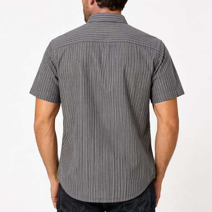 Work To Weekend Everyday Striped Cotton Shirt - image 2