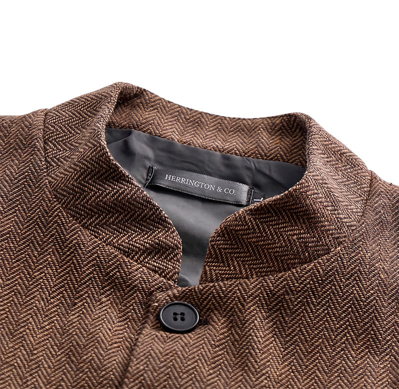 Men's Vintage Tweed Suit Vest With Royal Chain Brooch - image 7