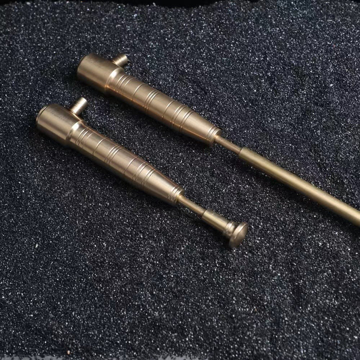 Vintage Brass Torch Refillable Long Handle Lighter - image 13