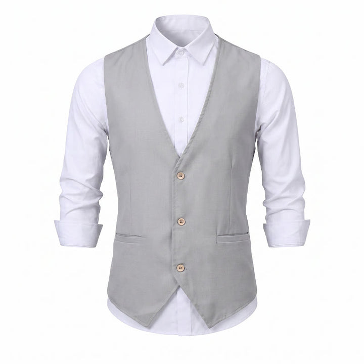 Daily Wear Breathable Casual Summer Linen Vest - image 14