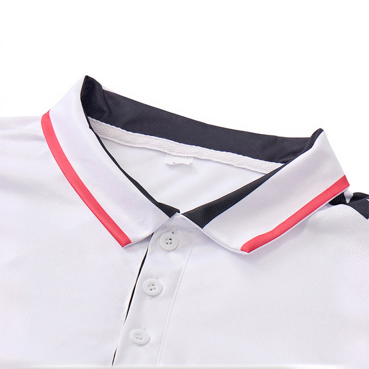 Men's Flag Inspired Patriotic Star Print Polo Shirt - image 4