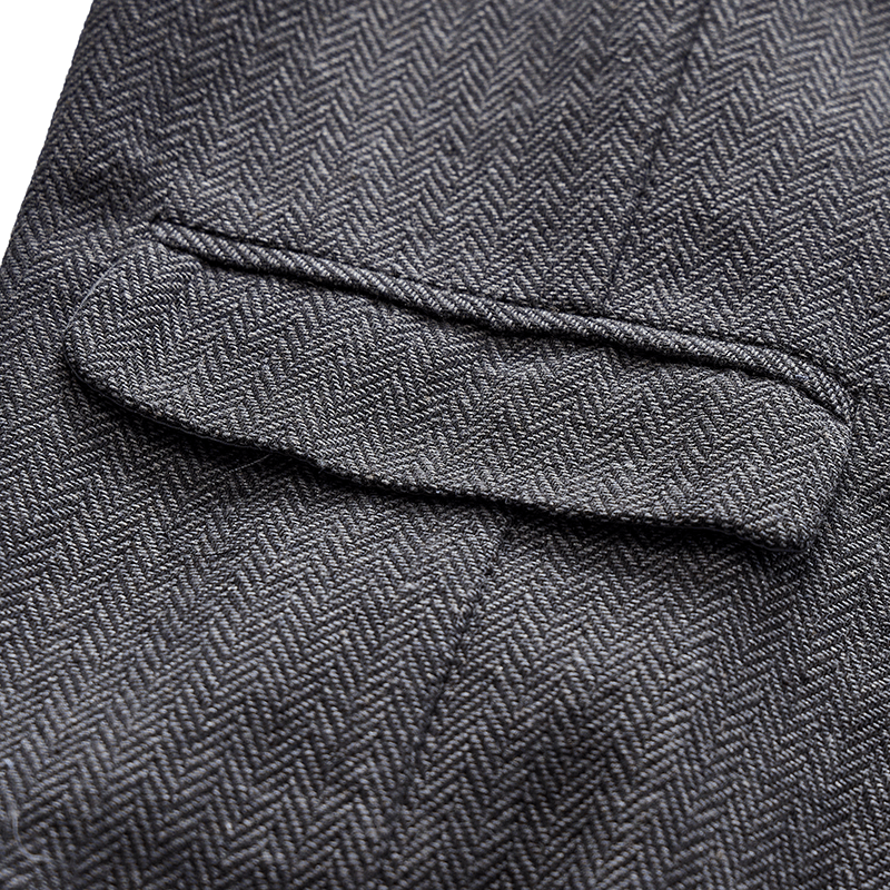 Men's Solid Color Slim Fit All Season Suit Vest - image 11