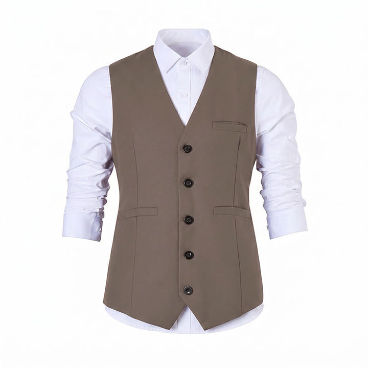 Men's Multi Color Spring Autumn Daily Business Suit Vest - image 18