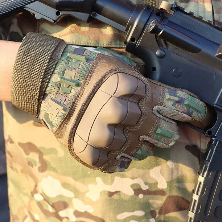 Shockproof Knuckle Protection Outdoor Tactical Gloves - image 14