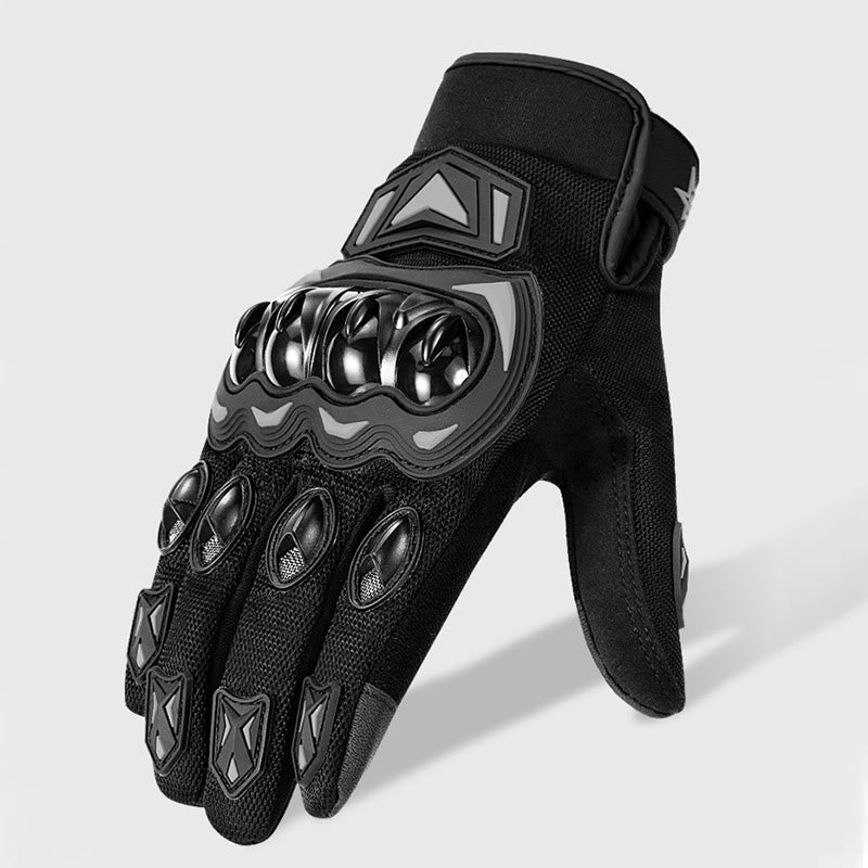 Full Finger Touchscreen Moto Gloves With Hard Knuckle Protection - image 10