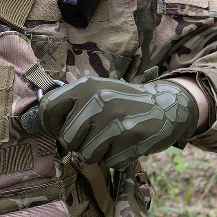 Skeleton Lightweight Summer Elastic Motorcycle Tactical Gloves - image 5