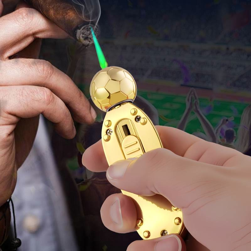 Novelty Football Boot Kicking Soccer Ball Butane Lighter - image 2