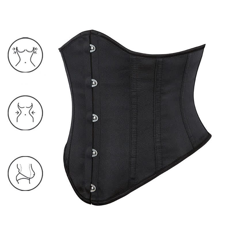Women's Steampunk Waspie Underbust Corset For Dresses - image 2